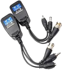 KIT CCTV VIDEO BALUN AVEC AUDIO