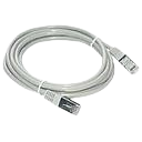 CABLE RESEAU AVEC COS RJ45 30M BLANC