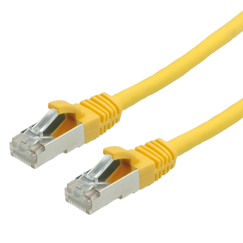 CORDON CAT6 S/FTP LSOH 0.5M JAUNE