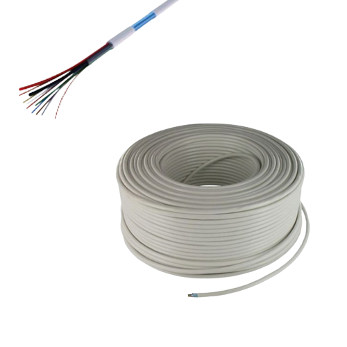 CABLE TRANXALARM SOUPLE 2 PAIRES ALLIAGE 100M BLANC