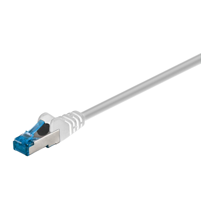 CABLE RESEAU AVEC COS RJ45 30M BLANC