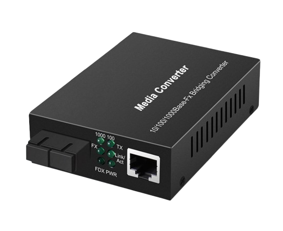 Convertisseur RJ45 Gigabit vers multimode SC - 500m