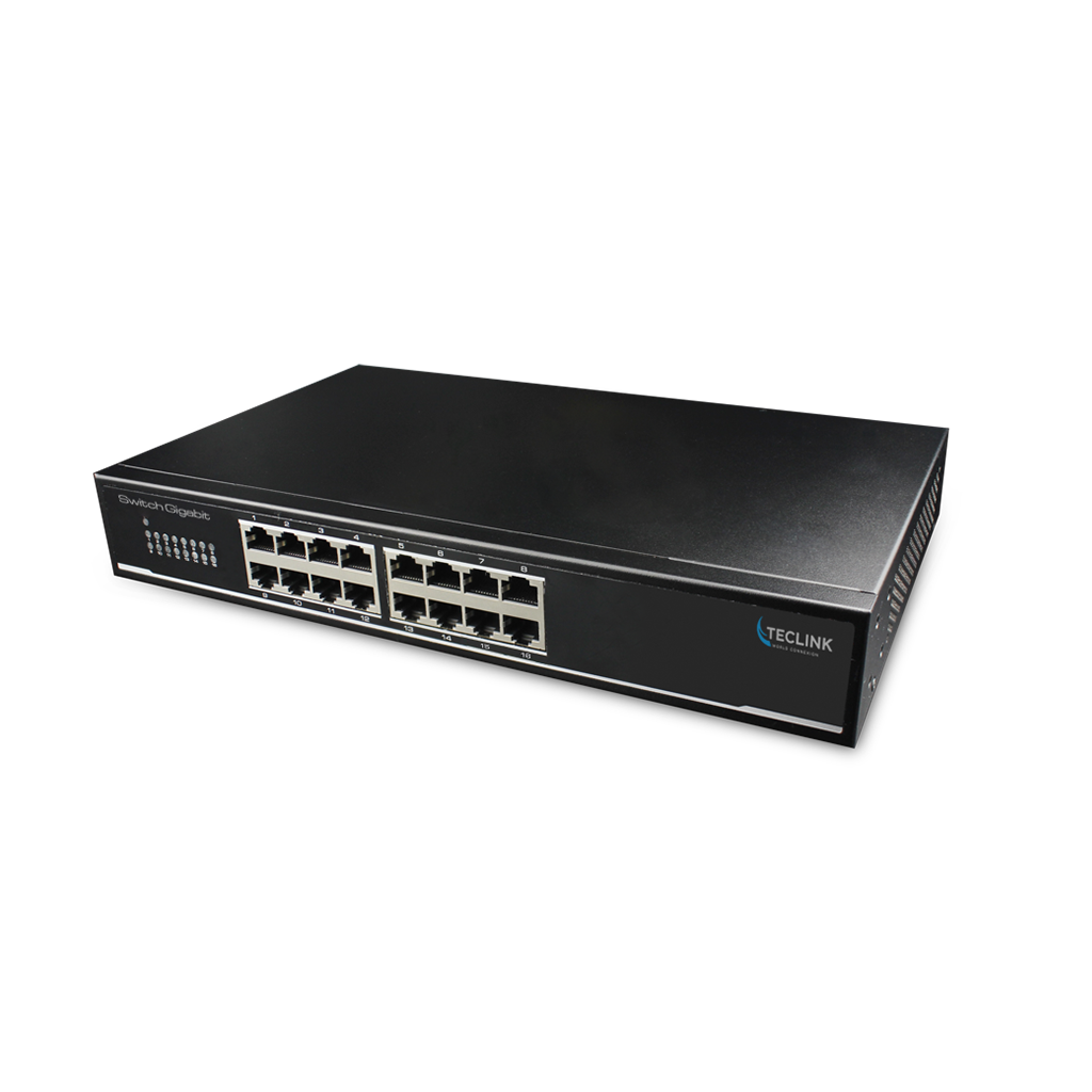 SWITCH 16 PORTS GIGABIT 