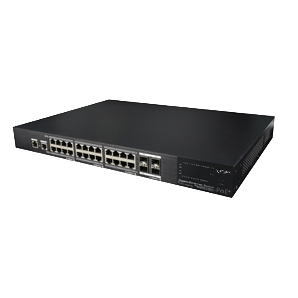 SWITCH POE 24 PORTS GIGABIT MANAGEABLE L2- 390W