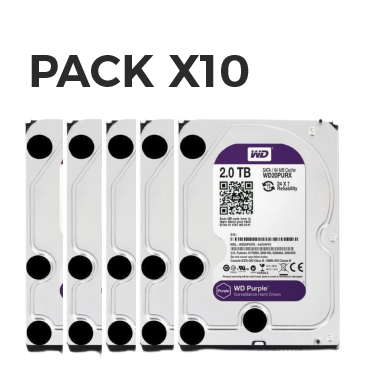 [WD20PURX-Pack10] HDD2T WESTERN DIGITAL-Pack10