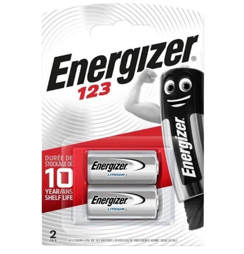 [CR123 ENR] PILE LITHIUM ENERGIZER 2 PCS