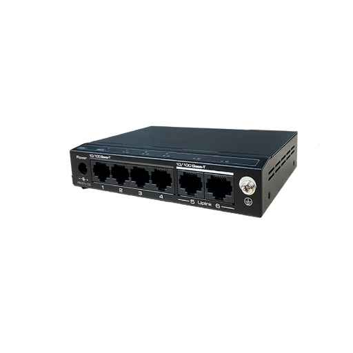 [TLSW2004-90] SWITCH POE 4 PORTS AVEC 2 PORTS UPLINK